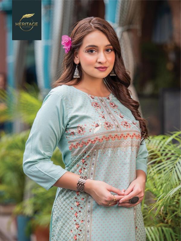 Heritage Classic Vol 4 Fancy Embroidery Kurti Collection